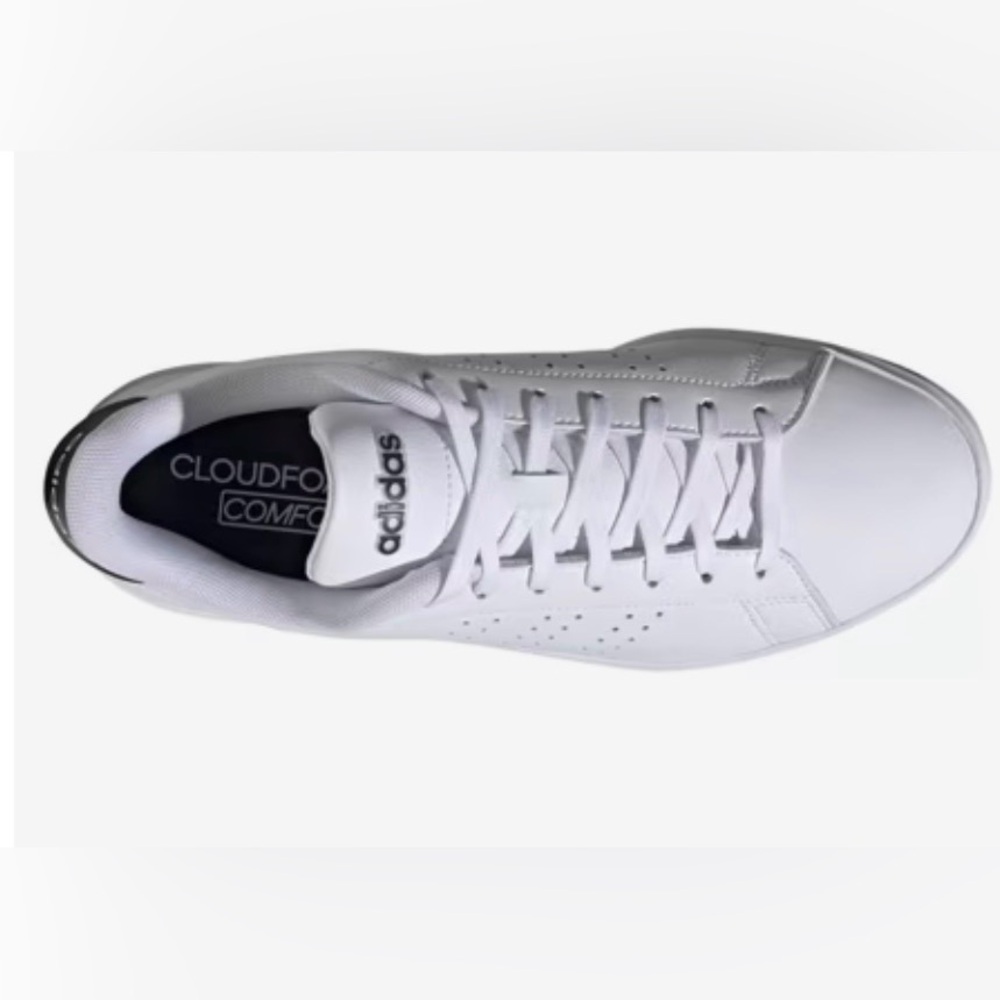 adidas White Low-Top Men's Sneaker